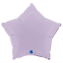 18 inch Star Matte Lilac Foil Balloons
