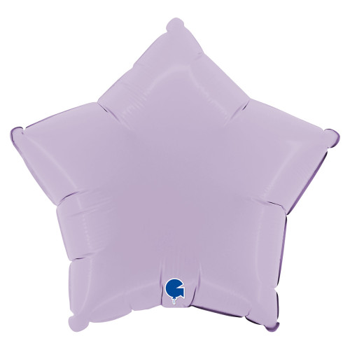 18 inch Star Matte Lilac Foil Balloons