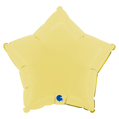 18 inch Star Matte Yellow Foil Balloons 18 inch Star Matte Yellow Foil Balloons