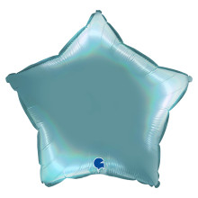 بالون نجمة كروم بحري 18 إنش