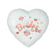 18 inch Bride To Be white heart Foil balloon 18 inch Bride To Be white heart Foil balloon