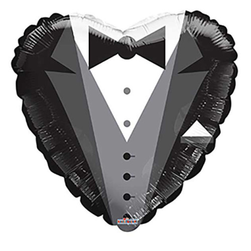 18 inch BV Groom Tux foil balloon 18 inch BV Groom Tux foil balloon