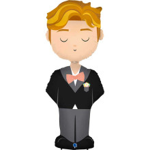 48 inch The Groom foil balloon