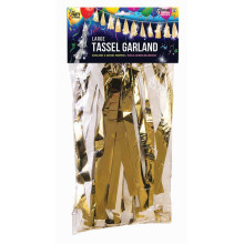 LARGE BALLOON TASSELS Gold white