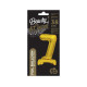 18 inch foil balloon Standing digit 7, gold, 38 cm 18 inch foil balloon Standing digit 7, gold, 38 cm