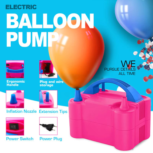 Balloon Hand Air Pump Electric Balloon Pump Portable Balloon Inflator Air Blower 600W