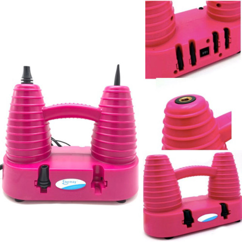 Built-in Two Air Pumps Dual-use Round Latex Balloons and Long Balloons Multi-Function Electric Balloon Pump
