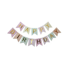 Pastel Birthday banner