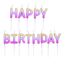 شموع هابي بيرثداي مموج