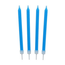 Birthday Candles 10/10, blue; 8,6 cm