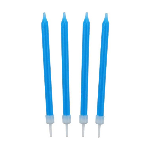 Birthday Candles 10/10, blue; 8,6 cm