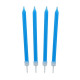 Birthday Candles 10/10, blue; 8,6 cm