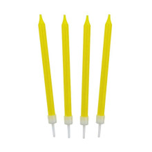 Birthday candles 10/10, yellow; 8,6 cm Birthday candles 10/10, yellow; 8,6 cm