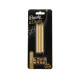 Birthday candles with holders, gold 10 cm, 8 pcs
