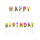 شموع عيد ميلاد حروف هابي بيرثداي