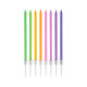 Candles, pastel mix, 11.5x0.31 cm, 8 pcs