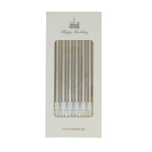 شمعة سبايرال شامباين 6 شمعات