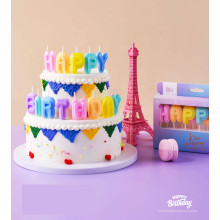 هابي بيرثداي شموع ملون