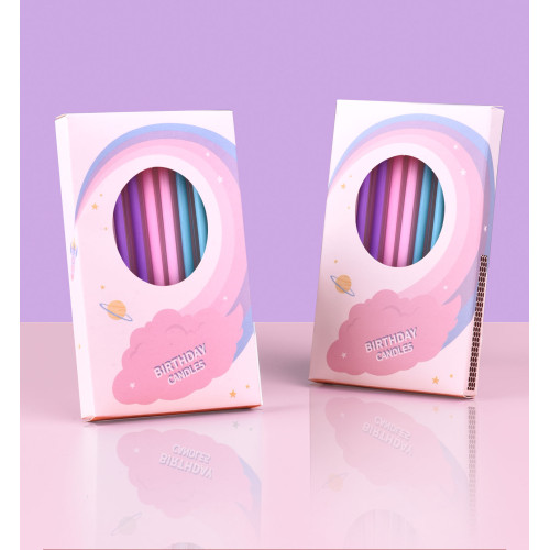 Popular Blue, Pink , Lilac, free Cake candles 6 Pcs Popular Blue, Pink , Lilac, free Cake candles 6 Pcs