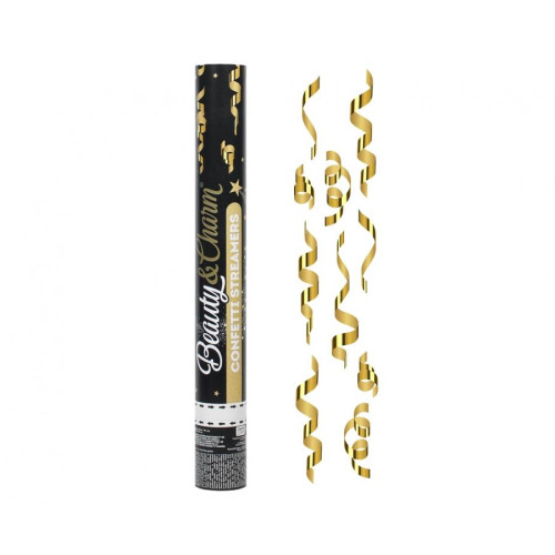 Confetti Cannon Streamers Gold / 40cm Confetti Cannon Streamers Gold / 40cm