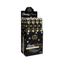 Confetti Cannon Gold and Silver metallic circles foil 40 cm (12 pcs)