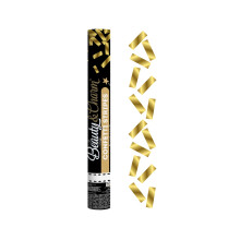 Confetti Cannon Gold stripes foil - 40cm