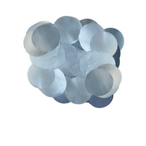 Metallic Pearl Foil Confetti 10mm x 250g Lt.Blue