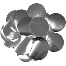 Metallic Foil Confetti 25mm x 250g Silver