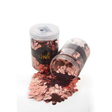 Foil confetti Rose gold jar 250g