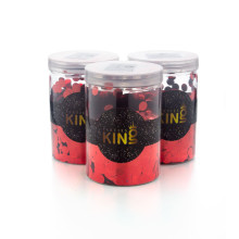 Foil confetti red jar 250g