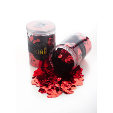 Foil confetti red jar 250g