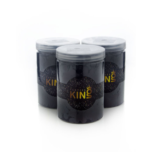 كونفيتي بالون اسود علبة 250 جرام