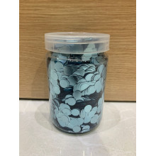 Metallic Pearl Foil Confetti 10mm x 250g Lt.Blue