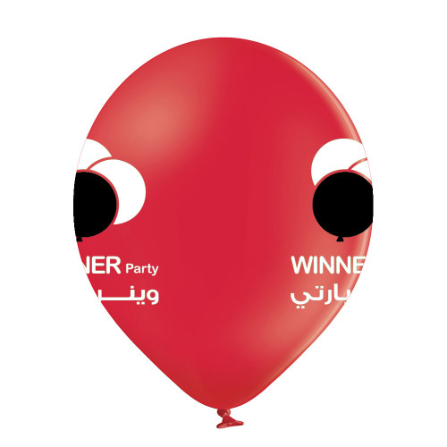 طباعة بالونات (وجهين لونين)