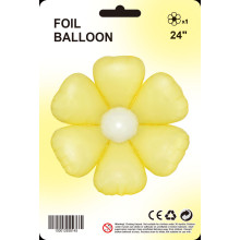 24 inch Yelloow daisy balloons