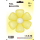 16 inch Yelloow daisy balloons 3/pack