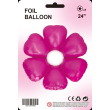 24 inch Fushcia daisy balloons
