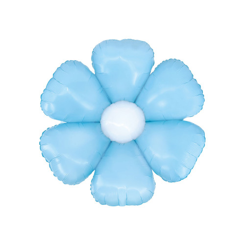 16 inch Blue daisy balloons 3/pack