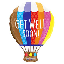 18 inch PR GETWELL HOT AIR BALLOON SHAPE