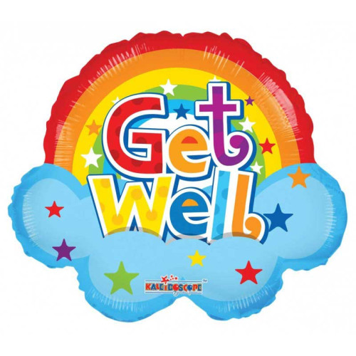 18 inch PR Rainbow Get Well Shape