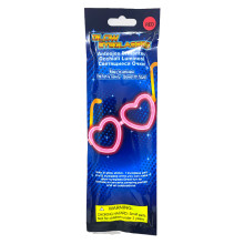 Glow stick heart Neon eyeglasses - Pink color