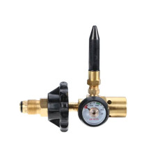 Helium Tank Regulator with Gauge - Balloon Inflation (3 month Warranty) 