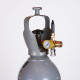 Helium Tank Regulator - Hand-Tight Connector & Gauge - Balloon Inflation (3 month Warranty) 