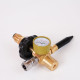 Helium Tank Regulator - Hand-Tight Connector & Gauge - Balloon Inflation (3 month Warranty) 