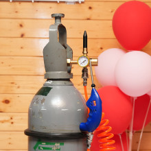 Mini Digital Helium Balloon Inflator with 2 Meter Hose & Gauge