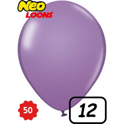 بالون ليلكي باستيل 12 إنش (50 حبة) بالون ليلكي باستيل 12 إنش (50 حبة)