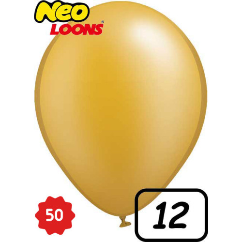 12 inch latex balloon Metallic GOLD 50 count 12 inch latex balloon Metallic GOLD 50 count