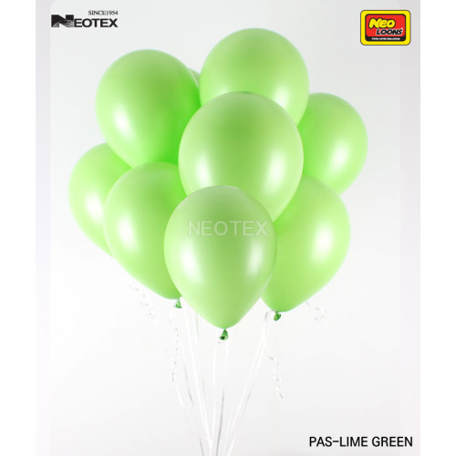 16 inch Latex Balloon PASTEL LIME GREEN 50 count