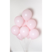 16 inch Latex Balloon PASTEL Matt Pink 50 count