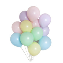 12 inch Latex Balloon PASTEL Matt Assorted 100 count